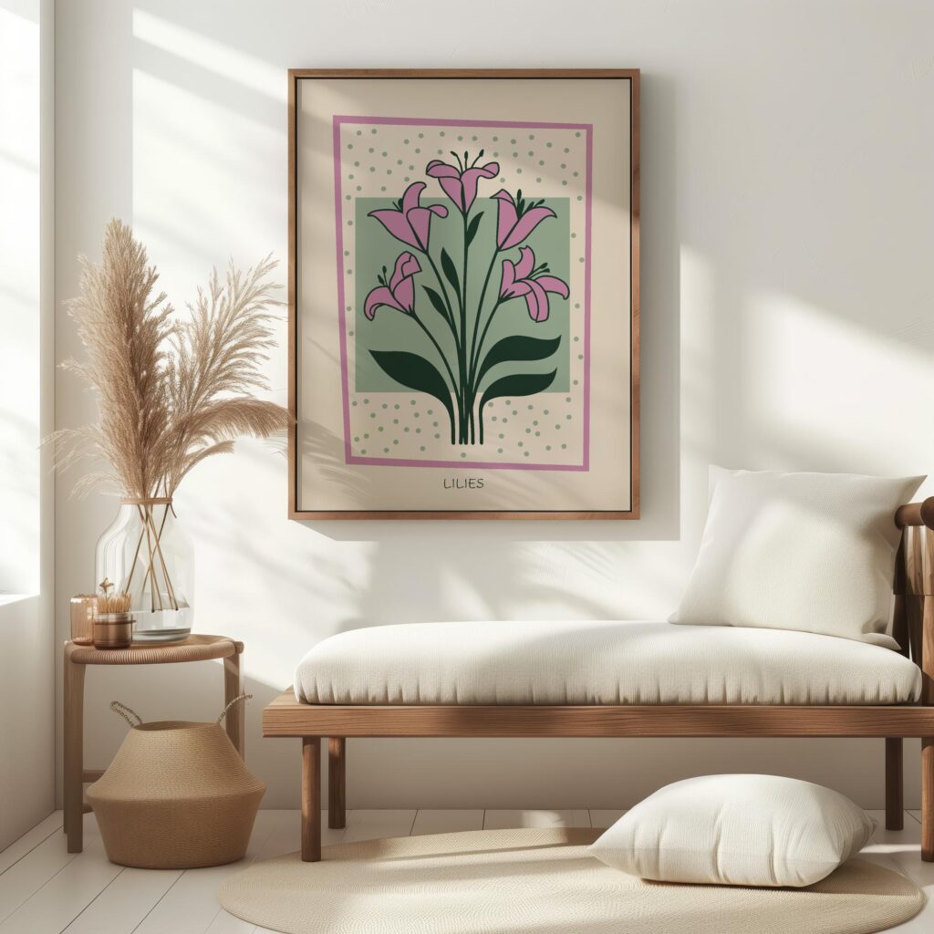 Lilies 5 mockup