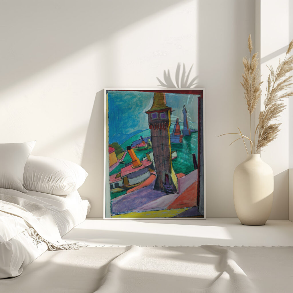 Lindauer Hafen III 1920 Anton Kerschbaumer 4 mockup