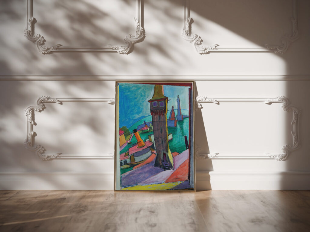 Lindauer Hafen III 1920 Anton Kerschbaumer video mockup