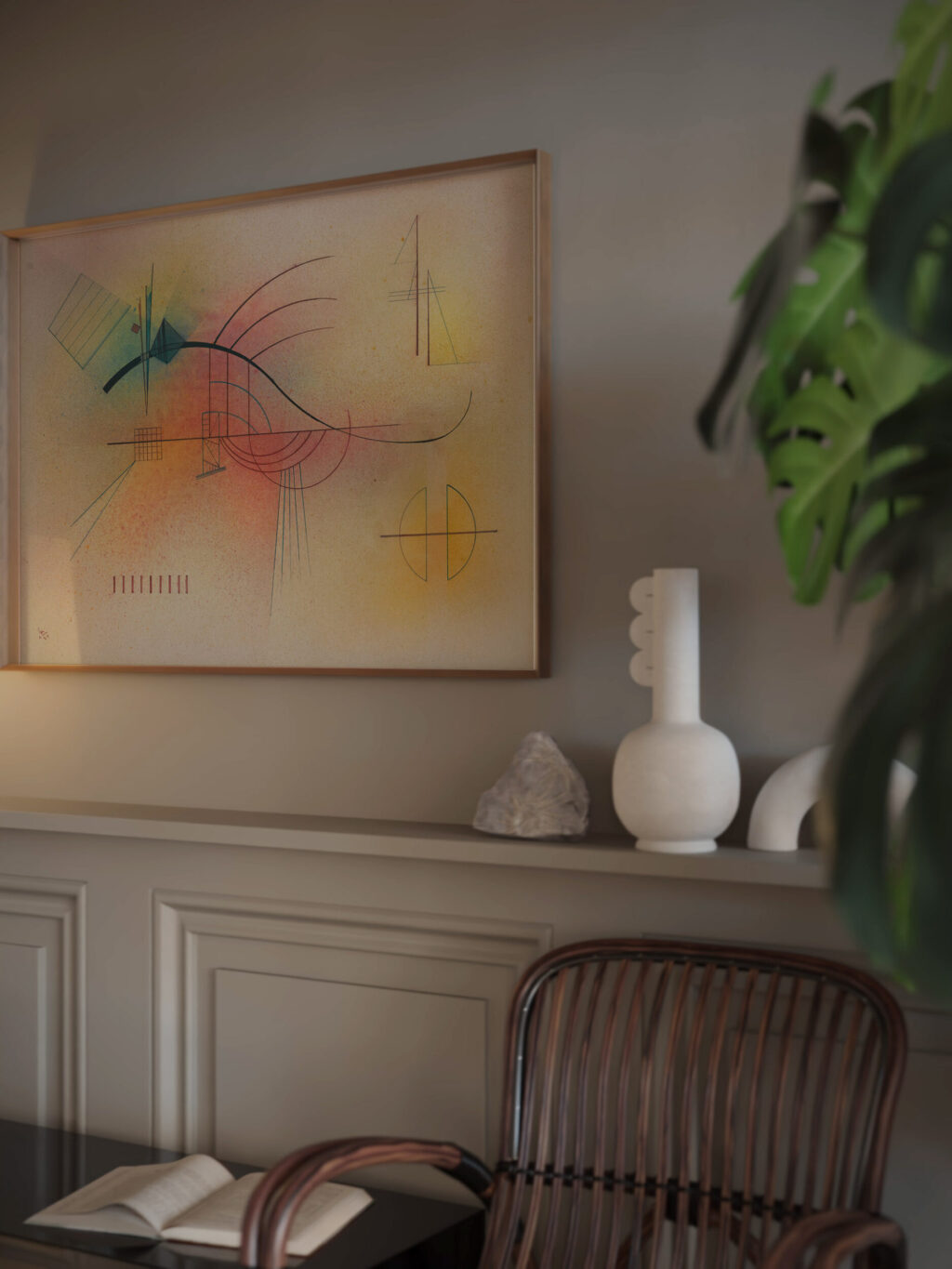 Linie Line 1929 Wassily Kandinsky video mockup