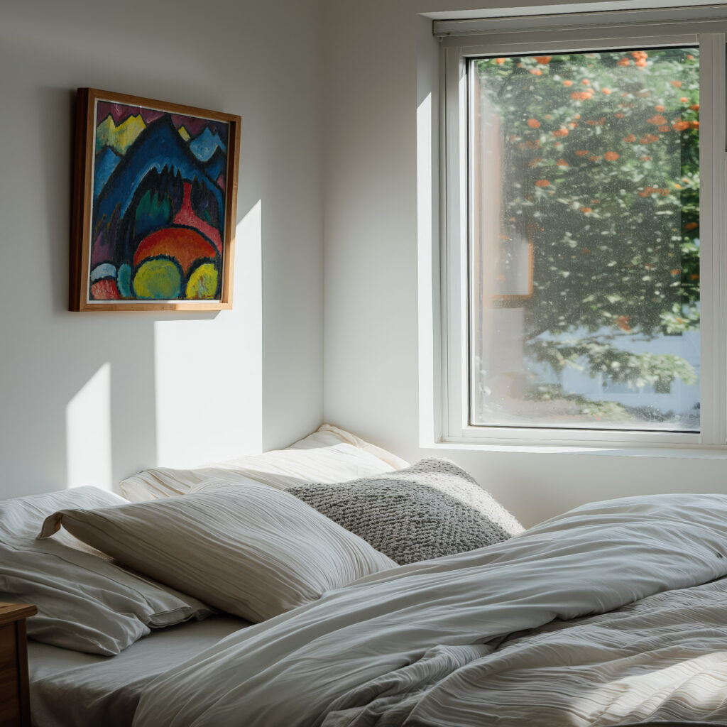 Lithograph Blue The Boat 1922 Wassily Kandinsky 6 mockup