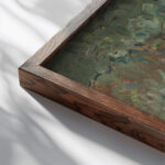 Little Houses by the Forest 1940–1944 Arnold Peter Weisz Kubincan close up dark wood mockup