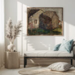 Little girl in front of a house 1931 Tadeusz Makowski 5 mockup