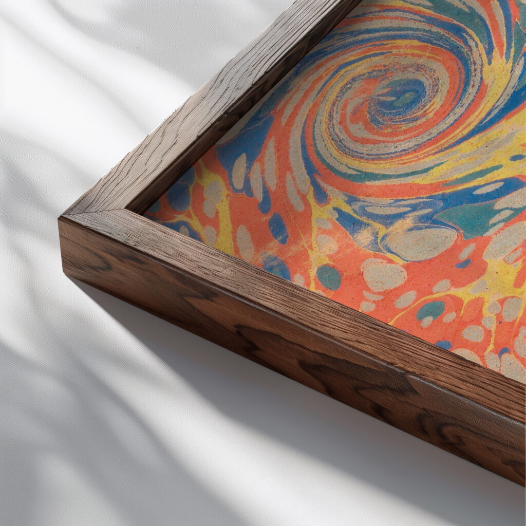 Livre De Vases 1772 79 Gabriel Huquier close up dark wood mockup