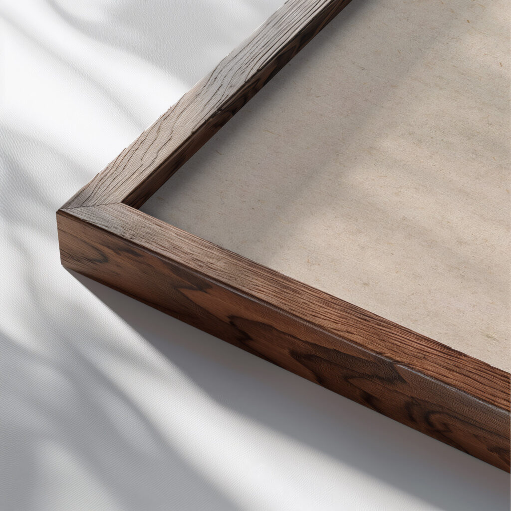 Loading a Haywain Peter DeWint close up dark wood mockup