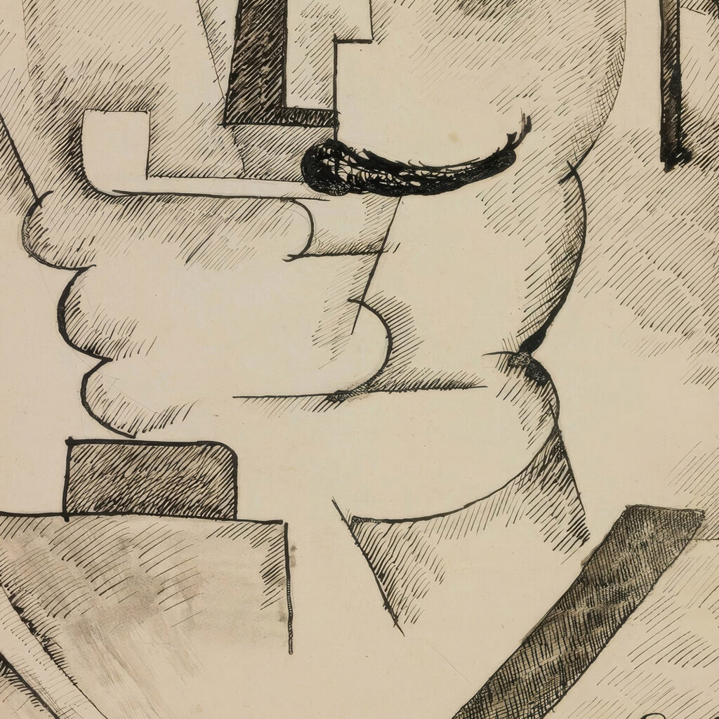 Lofficier Au Bonnet De Police 1917 Roger de La Fresnaye 8 mockup