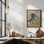 Lonely Blue House 1930 Zolo Palugyay 6 mockup