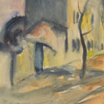 Lonely Blue House 1930 Zolo Palugyay 8 mockup