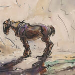 Lonely Horse 1926 Alfred Ost 8 mockup