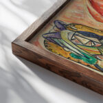 Los dioses 2013 Jose de Martin Simon close up dark wood mockup