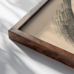 Lost in Thought 1937–1938 Mikulas Galanda close up dark wood mockup