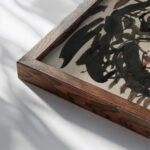 Lovec 1930–1945 Arnold Peter Weisz Kubincan close up dark wood mockup