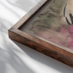 Lovers 1935–1938 Mikulas Galanda close up dark wood mockup