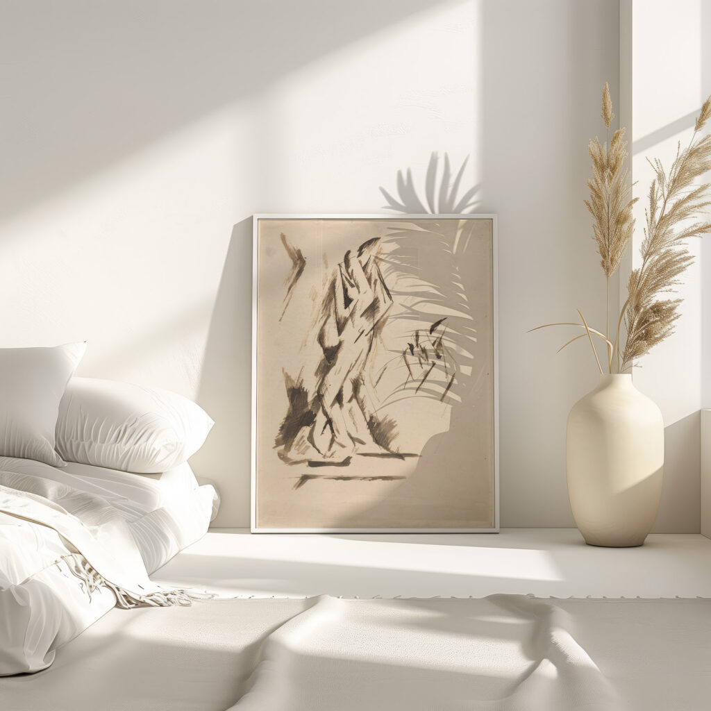 Lovers Embracing c. 1911 Oto Gutfreund 4 mockup