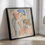 Lovers Harlequin and Columbine 1927 1928 Mikulas Galanda 4 mockup