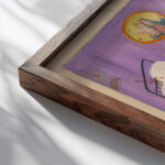 Lovers at Periphery 1935 Cyprian Majernik close up dark wood mockup