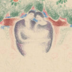 Lovers on a bench 1926 Mikulas Galanda 8 mockup