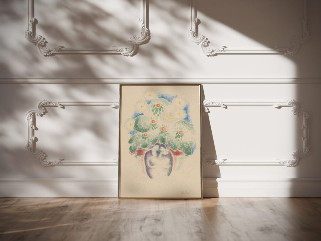 Lovers on a bench 1926 Mikulas Galanda video mockup