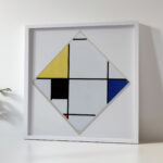 Lozenge Composition with Yellow Black Blue Red and Gray 1921 Piet Mondrian 5 mockup