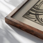 Ludwig van Beethoven Lieder Buch 1917 August Babberger close up dark wood mockup