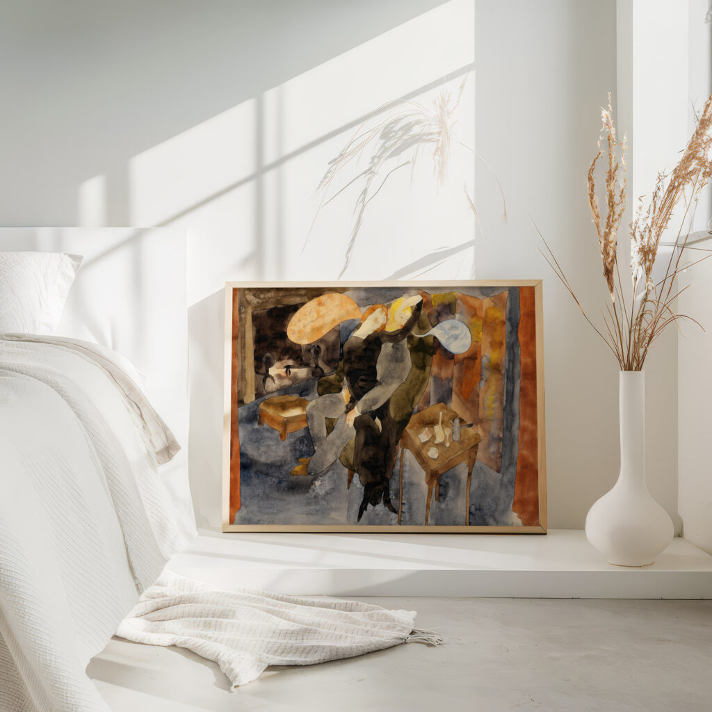 Lula and Alva Schon 1918 Charles Demuth 4 mockup
