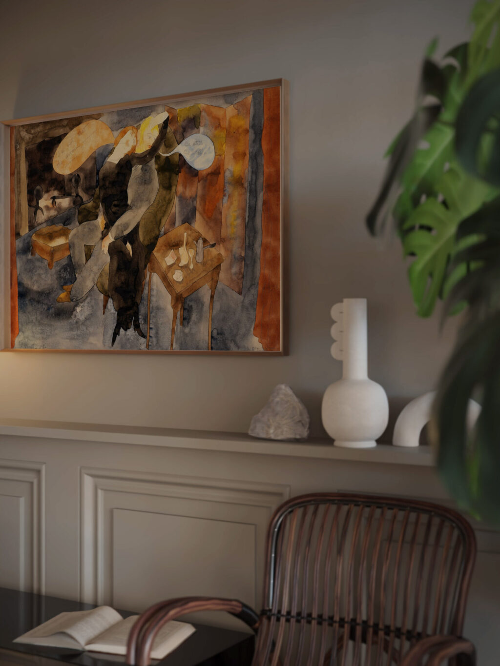 Lula and Alva Schon 1918 Charles Demuth video mockup