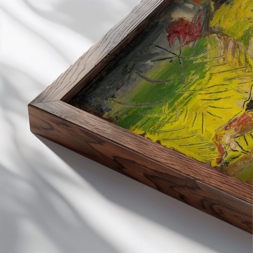 Lumberjack 1940–1944 Arnold Peter Weisz Kubincan close up dark wood mockup