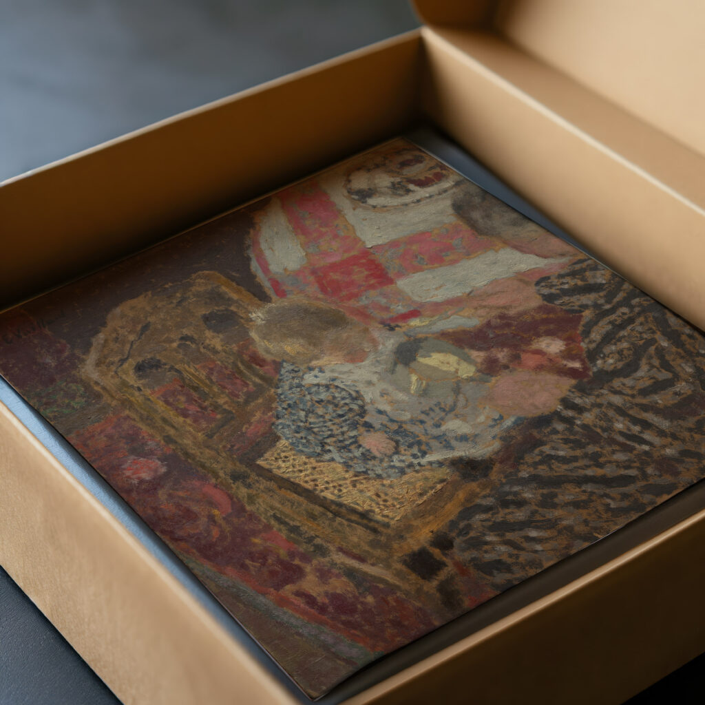 Luncheon Annette and Her Grandmother 1899 Edouard Vuillard video mockup