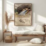 Luonnoksia varikuvaan Nuorukainen ja impi lavistettyina Akseli Gallen Kallela 5 mockup