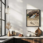 Luonnoksia varikuvaan Nuorukainen ja impi lavistettyina Akseli Gallen Kallela 6 mockup