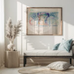 Luonnos Nylands Nationin Veljesvala maalausta varten 1910 1911 Magnus Enckell 5 mockup