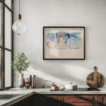 Luonnos Nylands Nationin Veljesvala maalausta varten 1910 1911 Magnus Enckell 6 mockup