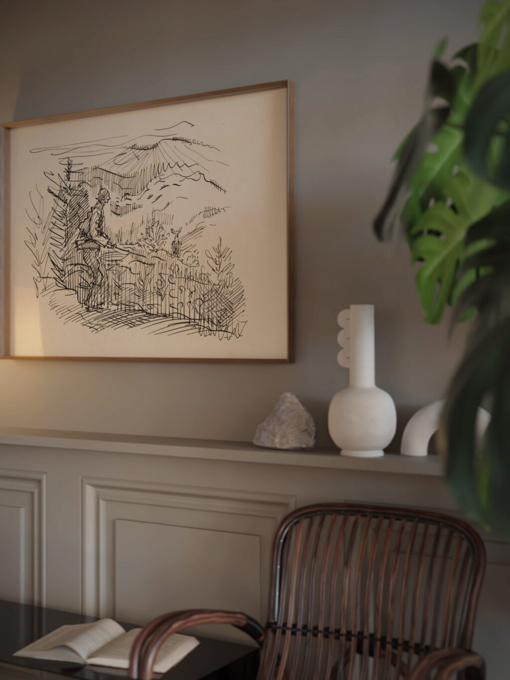 Lying in Wait II. 1942 Arnold Peter Weisz Kubincan video mockup