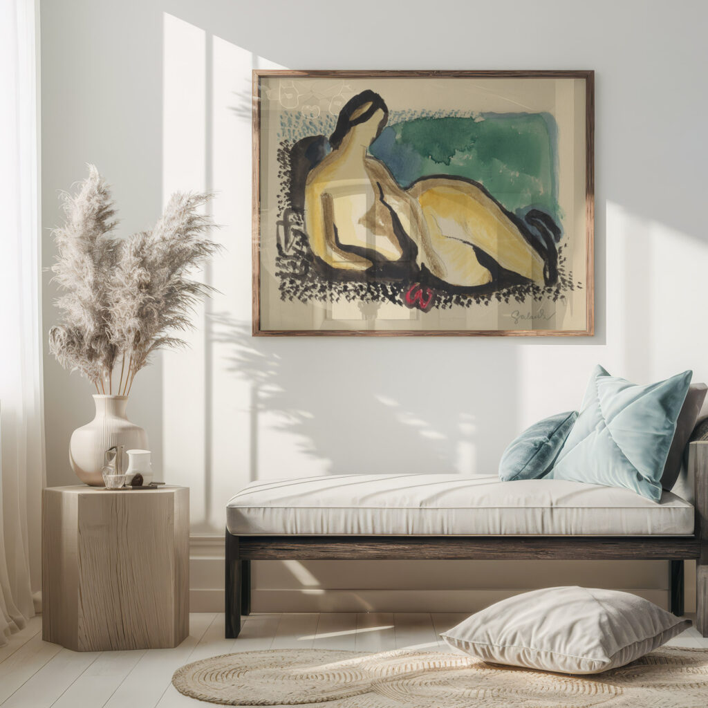 Lying nude 1934–1935 Mikulas Galanda 5 mockup