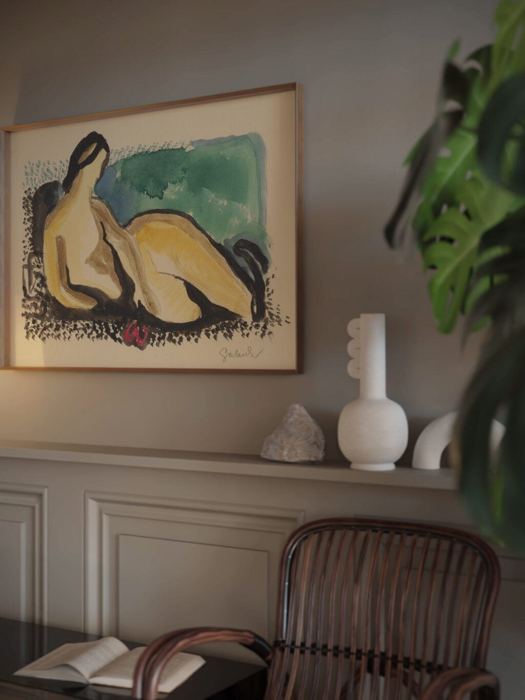 Lying nude 1934–1935 Mikulas Galanda video mockup