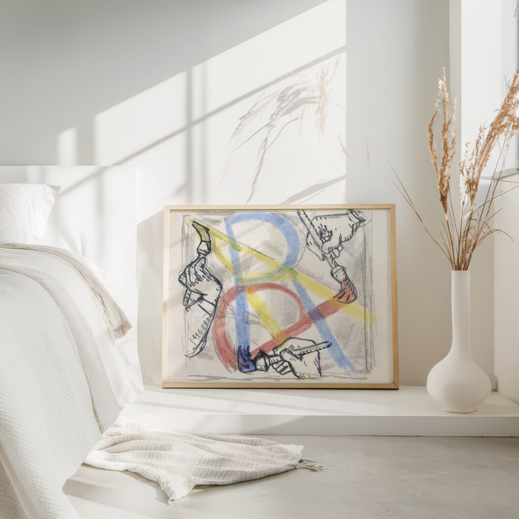 Maandblad Verf en Kunst van P.A. Regnault ontwerp 1931 Leo Gestel 4 mockup