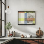 Maandblad Verf en Kunst van P.A. Regnault ontwerp in kleur 1931 Leo Gestel 6 mockup