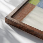 Maandblad Verf en Kunst van P.A. Regnault ontwerp in kleur 1931 Leo Gestel close up dark wood mockup