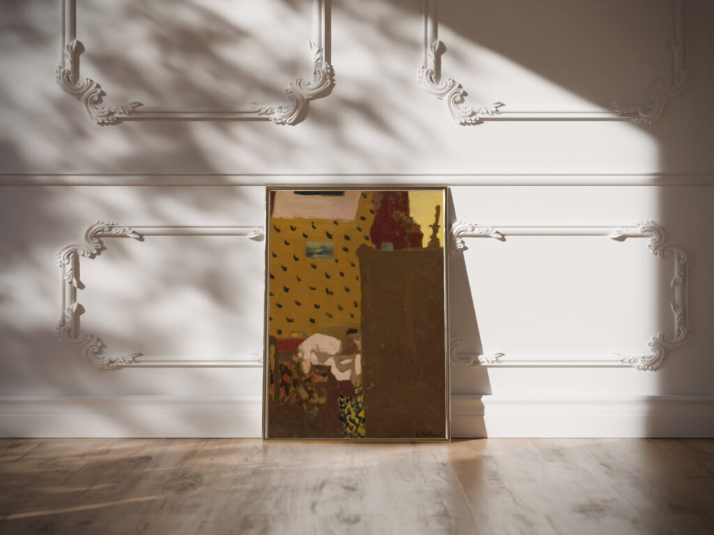 Madame Roussel Au Chiffonier circa 1892 Edouard Vuillard video mockup