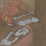 Madame Vuillard Lisant Le Journal Edouard Vuillard 8 mockup