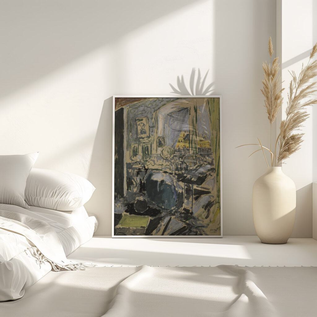 Madame Vuillard cousant a cote de la fenetre circa 1910 Edouard Vuillard 4 mockup