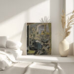 Madame Vuillard cousant a cote de la fenetre circa 1910 Edouard Vuillard 4 mockup