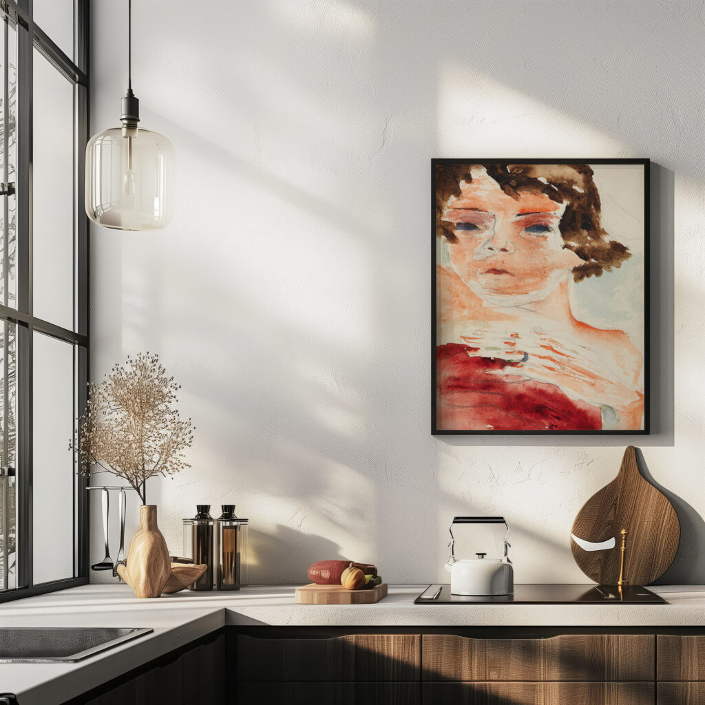 Madchen Brustbild Sonia Gramatte 1922 Walter Gramatte 6 mockup