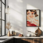 Madchen Brustbild Sonia Gramatte 1922 Walter Gramatte 6 mockup