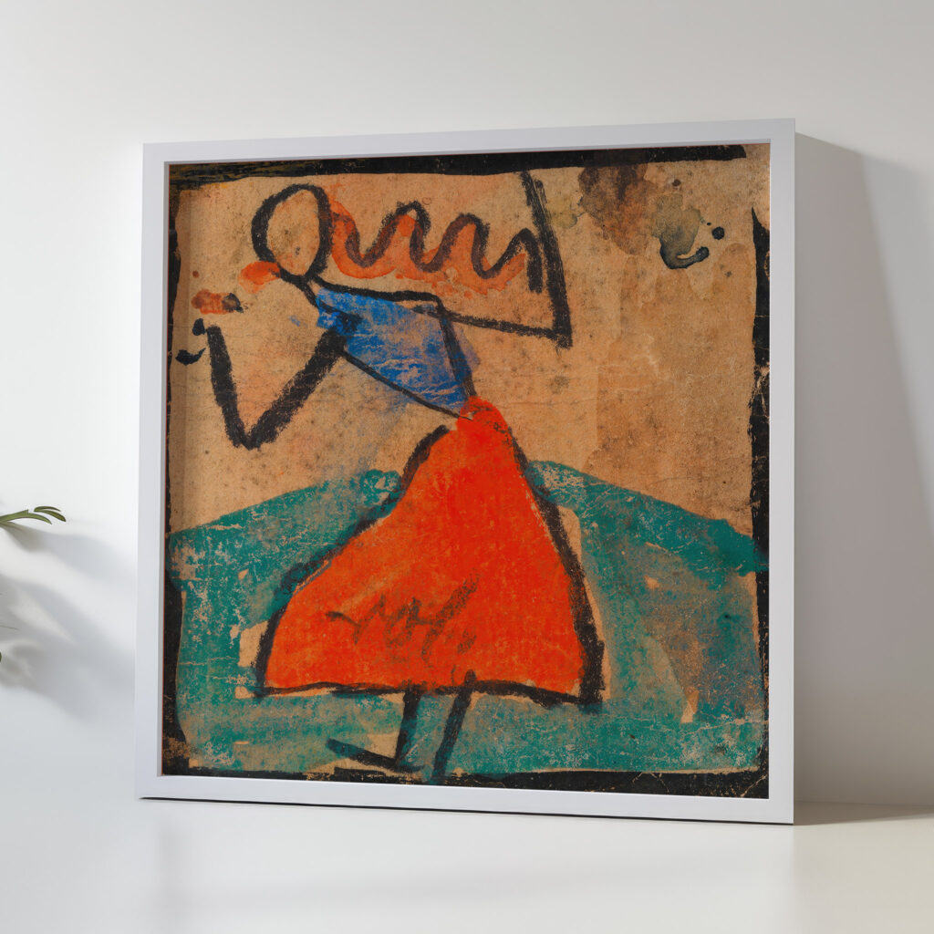 Madchen mit rotem Rock 1918 Egon Schiele 5 mockup