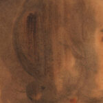 Madchenkopf vor dunkler Figurensilhouette 1936 Oskar Schlemmer 8 mockup