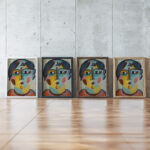 Madchenkopf – Die Asiatin Head of girl – The Asian 1916 Alexej von Jawlensky framed posters mockup