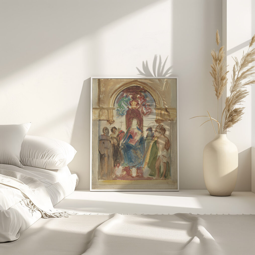 Madonna and Child and Saints between 1895 and 1915 John Singer Sargent 4 mockup