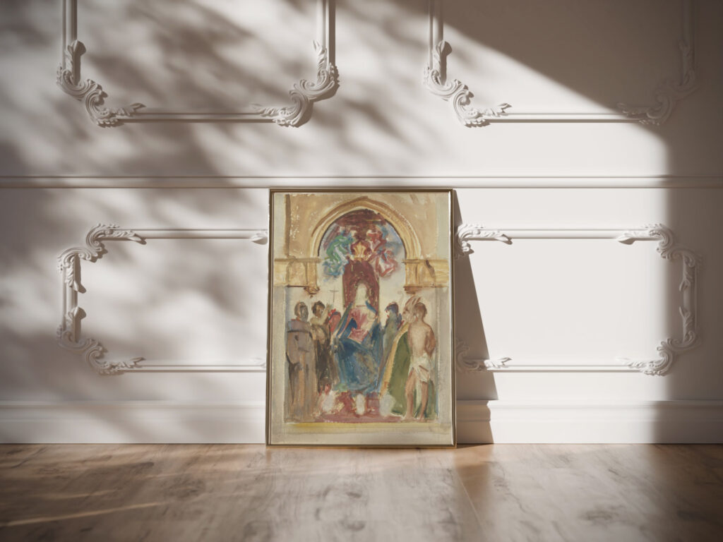 Madonna and Child and Saints between 1895 and 1915 John Singer Sargent video mockup