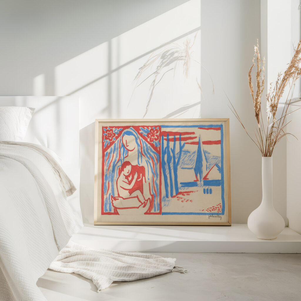 Madonna with child 1936 Mikulas Galanda 4 mockup